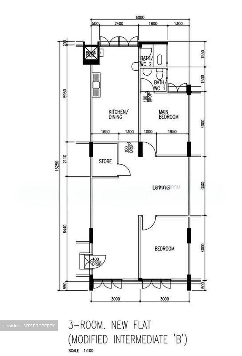 Blk 701 Reservoir Rise (Bedok), HDB 3 Rooms #603625331